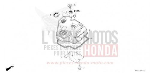 COUVERCLE DE CULASSE CRF450RXP de 2023